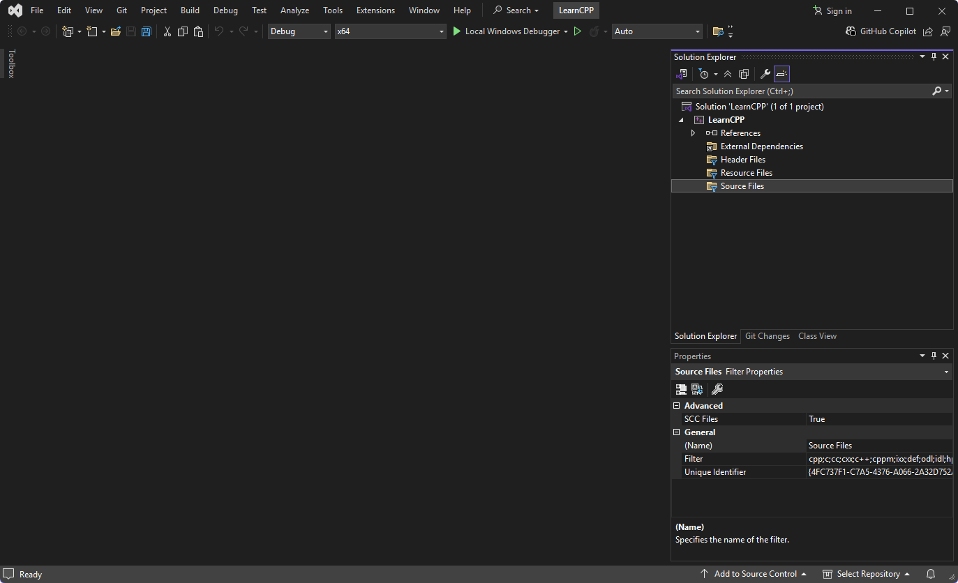 Visual Studio - Empty Project